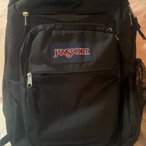 JanSport Black Multi-Pocket Backpack